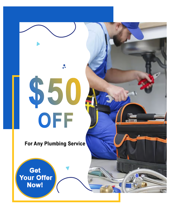 offering 50$ off for Water Heater service 